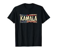Kamala Harris 2024 24 Madam Vice President Democrat Grunge T-Shirt