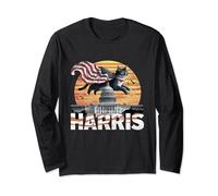 Kamala Harris 2024 Childless Cat America Distressed Style Long Sleeve T-Shirt
