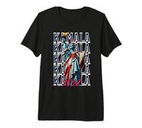 Kamala Harris 2028 for President Vintage US Flag Premium T-Shirt