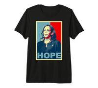 Kamala Harris Hope Madam Vice President Democrats Election Premium T-Shirt
