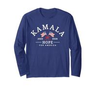 Kamala Hope for America 2028 Long Sleeve T-Shirt