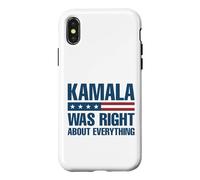 Kamala Was Right About Everything - American Flag Case for iPhone X/XS