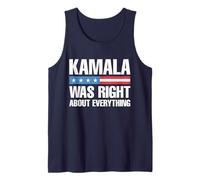 Kamala was Right About Everything - American Flag Tank Top