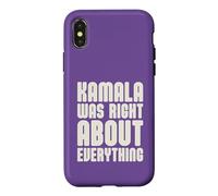 Kamala Was Right About Everything Case for iPhone X/XS