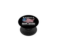 Kamala Was Right About Everything - USA Flag Map Retro PopSockets Adhesive PopGrip