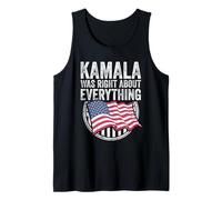 Kamala was Right About Everything - USA Flag Tank Top
