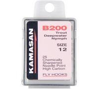 Kamasan B200 Deep Water Trout Nymph Hooks - Size 12