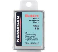 Kamasan B401 Trout Whisker Barbed Hooks - Size 14