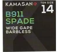 Kamasan B911 Barbless Spade Hooks - 16