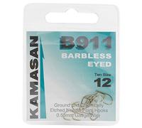 KAMASAN B911 Extra Strong Eyed Fishing Hooks - Size 12, One Size