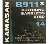 Kamasan B911X Barbless Eyed Hooks - 14