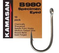 Kamasan Size 14 B980 Barbed Fishing Hooks TWO Packets (20 Hooks)