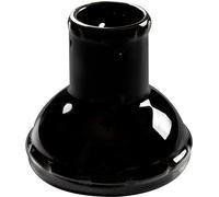 KAMaster Black Ceramic Chicken Holder for Grill, Beer Can Chicken Throne for Smokers Grill Green Egg Parts Non-Stick Steamer Roaster Rack Vertical Stand for Kamado BBQ Accessories