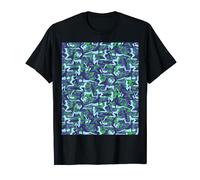 Kamasutra Camouflage (blue, light blue, green) T-Shirt
