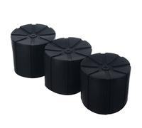 KAMAY 3Pcs Waterproof Silicone Universal Lens Cap Cover for 65-110mm DSLR Camera Lenses