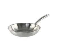 KAMBERG - Triply 18/10 Stainless Steel Frying Pan Diameter 24 cm - PFAS Free - Suitable for All Heat Sources Including Induction and Oven - 0008271, Grey
