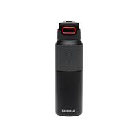 Kambukka Elton 1000ml / 33oz Insulated Drinking Water Bottle, Stainless Steel Thermos, Waterproof with Dishwasher Safe Lid and Snapclean Technology, Easy to Hold, Comfortable Grip - Nightfall