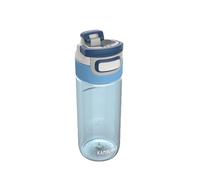 Kambukka Elton 500ml / 17oz Water Bottle, Dirt & Odour Resistant, Schockproof & Dishwasher Safe, Easy to Hold & Easy Grip - 3-in-1 Special Lid, Milliliter Marking - Tropical Blue