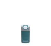 Kambukka Etna 300ml / 10oz Insulated Travel Mug in Stainless Steel, Leak-Proof Thermos with Snapclean Technology, Ideal for hot and Cold Drinks, Non-Slip Bottom - Deep Teal