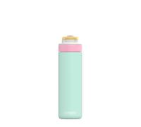 Kambukka Lagoon 600ml / 20oz Insulated Water Bottle with Straw - Leak-Proof, Keeps Cool for 22 Hours, Soft Silicon Spout, Dishwasher Safe Lid, Anti-Slip Base - Premium Stainless Steel - Ice Pop.