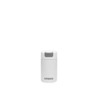 Kambukka Olympus Travel Mug Stainless Steel 300ml Marshmallow White | Leakproof switch lid, Snapclean technology, 6-hour heat retention, fits car cup holders