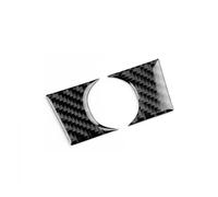 KAMCES 2pcs Compatible with Cooper S F65 F66 F67 2024 2025 Dashboard Side Air Outlet Vent Sticker Soft Carbon Fiber Cover Accessories(Black Carbon 2pcs,for f67)