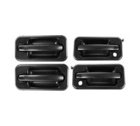 KAMCES 4Pcs Exterior Outside Door Handle Set Auto Parts Compatible with 2003-2009 H2 Black Textured