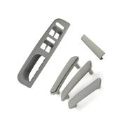 KAMCES Car Inside Door Handle Scratch Interior Door Grab Handle Five-Piece Set Compatible with B5.5 1998-2005(Grey)