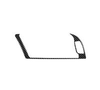 KAMCES Carbon Fiber Compatible With A4L A5 2009-2016 Car Warning Light Panel Frame Sticker Only Left Hand Drive Car Accessories(Cabon Fiber Black)