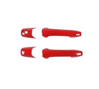 KAMCES Compatible with 2004-2008 2009 2010 2011 2012 2013 2014 Car Door Handle Shell Decoration Cover Exterior Accessories ABS Carbon Fiber(Red)