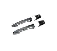 KAMCES Compatible with 2004-2008 2009 2010 2011 2012 2013 2014 Car Door Handle Shell Decoration Cover Exterior Accessories ABS Carbon Fiber(Chrome)