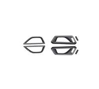 KAMCES LHD RHD Compatible with Forester 2025 2026 ABS Carbon Fiber Car Inner Handle Frame Inner Handle Bowl Cover Trim Interior Accessories(ABS Carbon Fiber)