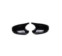 KAMCES Rearview Mirror Covers Compatible With 1 3 Series E90 E91 E92 E93 E80 E81 E87 E88 Rear-View Carbon Fiber Gloss Black(MULTI)