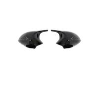 KAMCES Rearview Mirror Covers Compatible With 1 3 Series E90 E91 E92 E93 E80 E81 E87 E88 Rear-View Carbon Fiber Gloss Black(Army green)