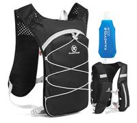 KAMCYCLE® Running Hydration Vest Backpack(without bladder,only With 1Pcs 500ml Bottle),Lightweight Cycling Water Backpack,Water Bladder Bag Daypack Hiking Trail Running Biking Race Marathon Women Men