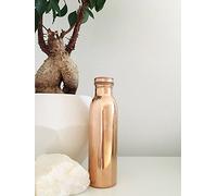 Kameations Pure Copper Yoga Water Bottle or Thermos Flask 34oz Capacity with 99.5% Purity- Handmade,Joint Free & Leak Proof for Ayurvedic Health Benefits,Sports,Gym,Yoga & Travel