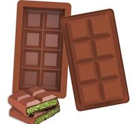 Kamehame Deep Chocolate Bar Moulds Silicone 2 Pcs Dubai Chocolate Mould Thick Large Candy Bar Mold