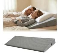 Kamellia King Size Wedge Pillow for Sleeping - 5 Inch Wedge Pillow for Relief Acid Reflux, GERD, Sleep Apnea and Snoring - High Densi Foam Mattress Elevator