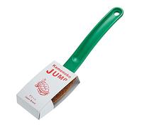 Kamenoko Jump - Japanese Kitchen Scrub Brush with Handle - Green - Cleaning Brush for Kitchen, Bath, and Shoes - Made in Japan