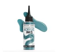 KAMENSKAYA Acrylic Inks for Artists - 'Dusty Turquoise' Acrylic Ink, 3.38 Fl Oz (100 ml)