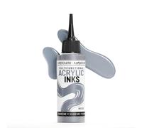 KAMENSKAYA Acrylic Inks for Artists - 'Pearl Grey' Acrylic Ink, 3.38 Fl Oz (100 ml)