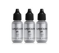 KAMENSKAYA Metallic Alcohol Ink Set - Silver Alcohol Ink - 3 pcs 0.51 fl oz (15 ml) Each