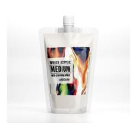 KAMENSKAYA White Acrylic Medium with Cracking Effect for Fluid Art Techniques, 16.9 fl oz (500 ml)