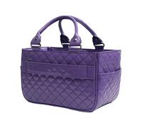 Kami-So Ice Skate Bag Tote | Skate Bag Organizer with Multi-purpose Pockets for Ice Skaters | Compact Size Fits Water Bottle, Gloves, and Accessories | Ideal Skater Gift for Women | Indigo