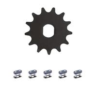 KAMIER 13 Tooth T8F Chain Motor Sprocket with Master Links Replacement for Razor MX650 MX500 SX500 Mcgrath Dirt Bike Upgraded accessories Kids Electric Scooter Mini Pocket Dirt Bike MY1020 Motor Parts