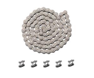 KAMIER #25 Roller Chain 88 Links with 5pcs Master Links Heavy Duty for Razor E200 E200S RX200 EcoSmart Metro SUP Cargo Kids Electric Scooter 25H Drive Chain Parts