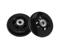 KAMIER 76mm x 24mm Wheels Replacement for Razor 360 PowerRider RipRider FlashRider Caster Trike RipStik Ripster Ripsurf Caster Board Kids CasterBoard Skateboarded Scooter Caster Wheel Parts Black