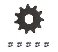 KAMIER T8F Chain 11T Sprocket with Master Link Replacement for Kids Electric Scooter E-Scooter E-Bike Mini Pocket Dirt Bike 11 Tooth Front Motor Sprocket MY1020 Parts