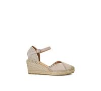 'Kamii' Suede Espadrilles Dune London Light Pink 8