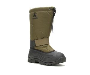 Kamik mens Nationplus Snow Boot, Dark Olive, 11